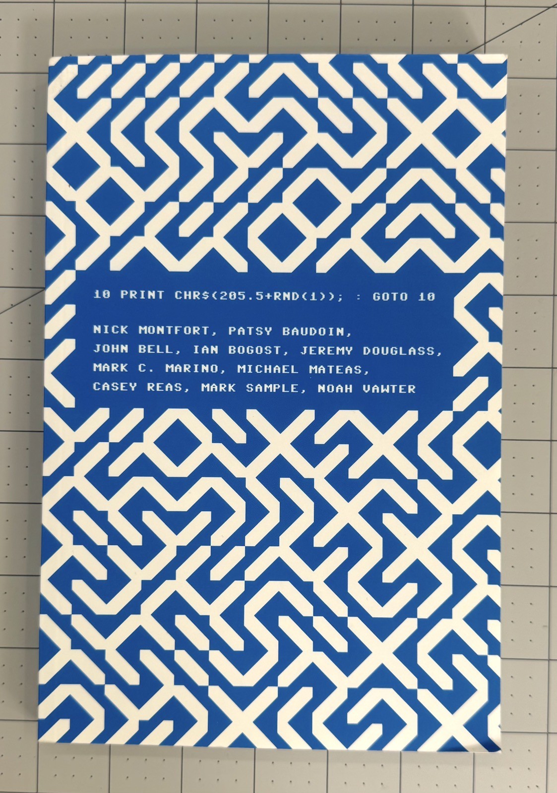 10 Print Chr$205.5+rnd1: Goto 10 Software Studies MIT Press Montfort Et Al 2014
