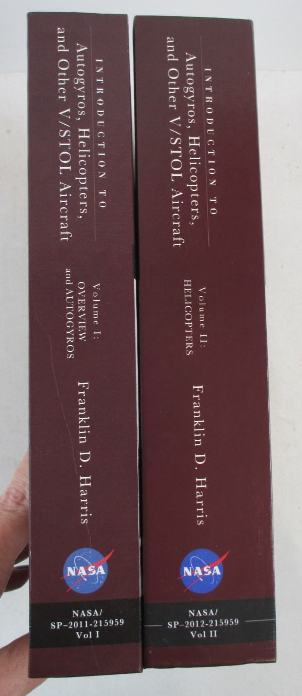 2-Vols “Introduction to Autogyros, Helicopters, & Other V/STOL Aircraft” Harris