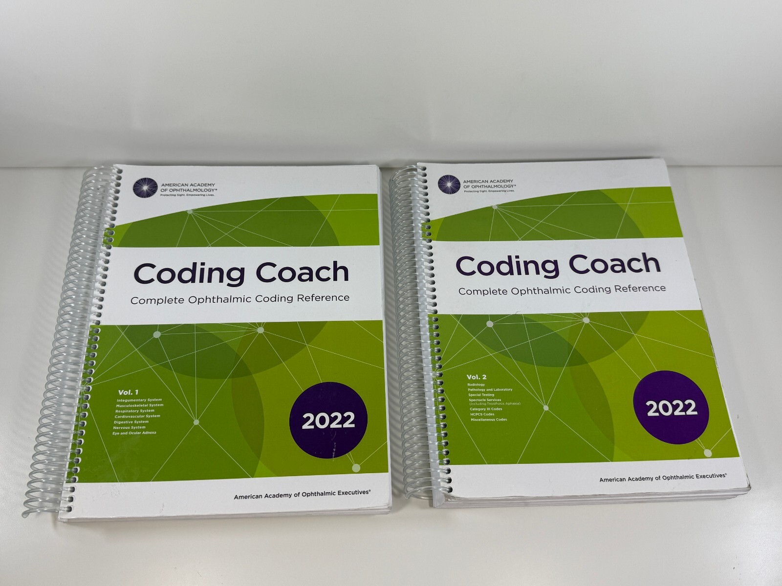 Coding Coach Complete Ophthalmic Coding Reference 2022 Vol 1 & 2