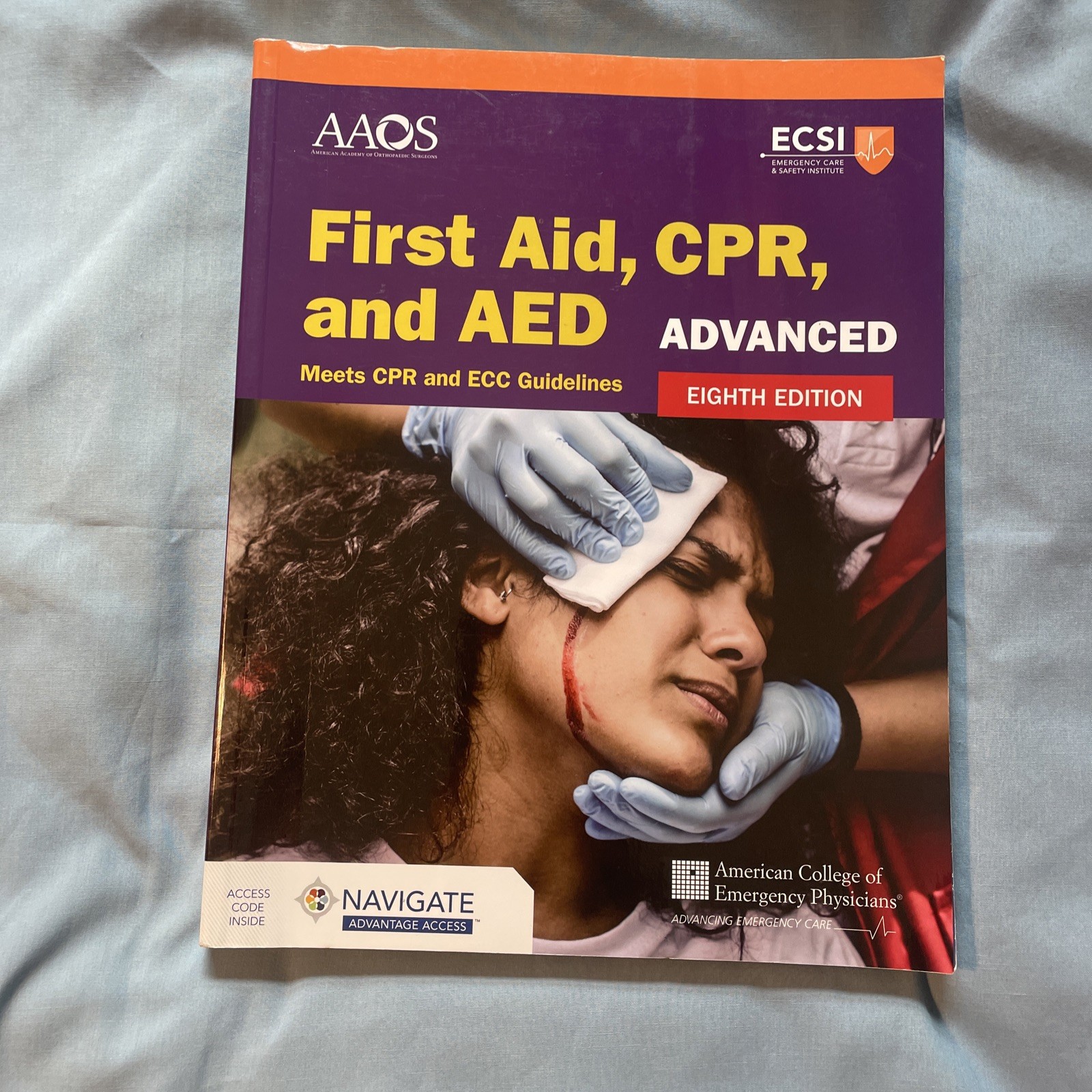 Advanced First Aid, CPR, and AED by American Academy of Orthopaedic Surgeons…