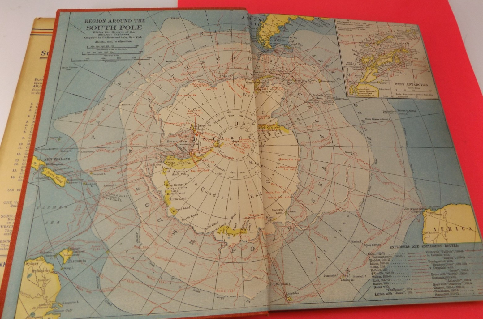The Literary Digest 1929 Atlas of the World and Gazetteer Funk & Wagnalls