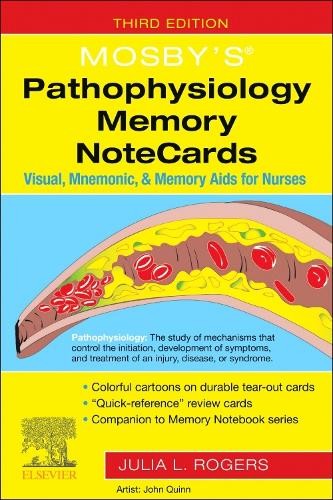 Mosby’s Pathophysiology Memory NoteCards by Julia Rogers – 9780323832298