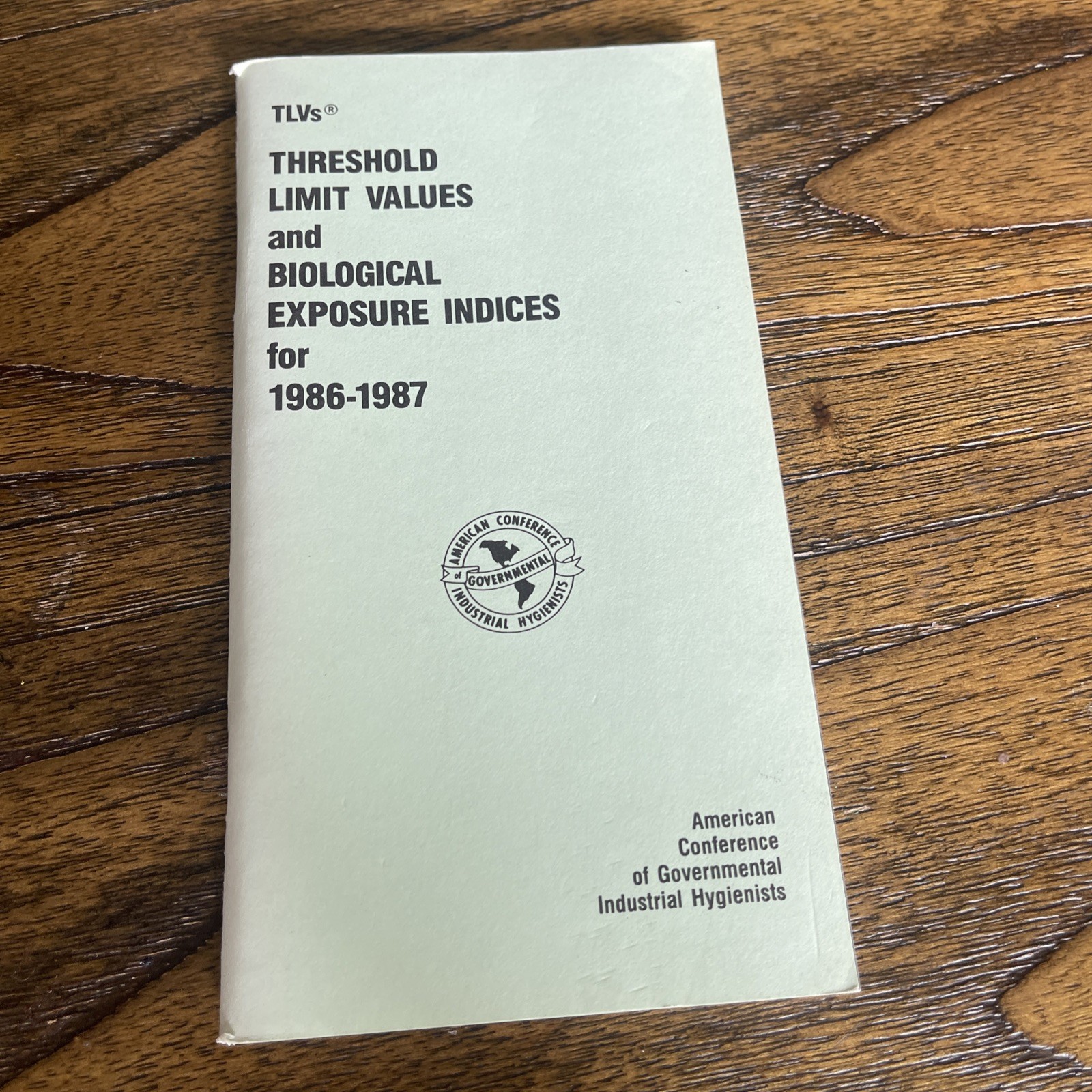 ACGIH Booklet Lot 10x Threshold Limit Values TLV BEIs 1982-1994 Vintage