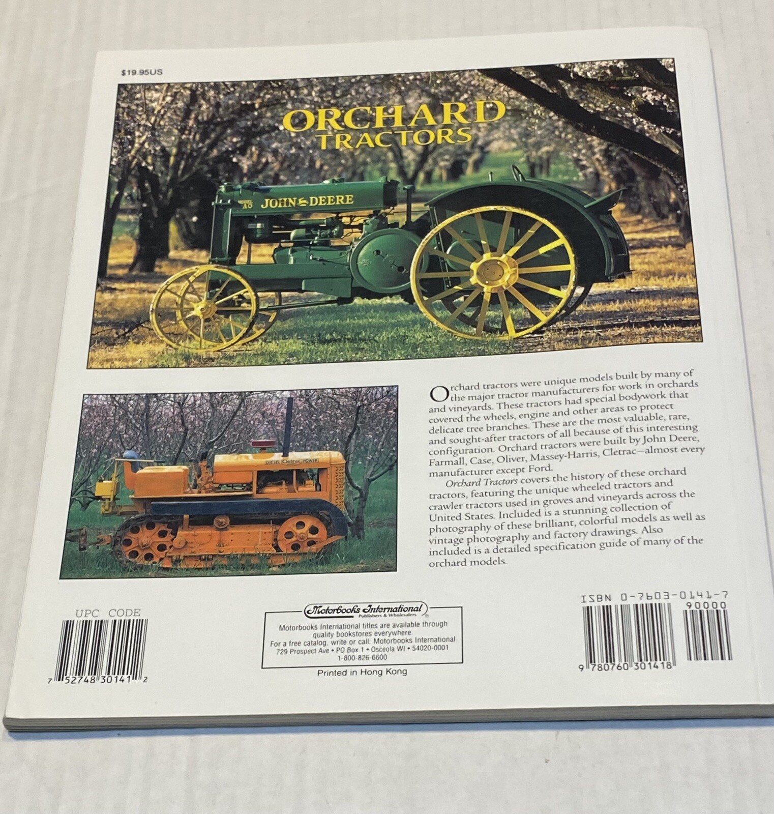 Orchard Tractors (Motorbooks International Farm Tractor Color History) by Halbe