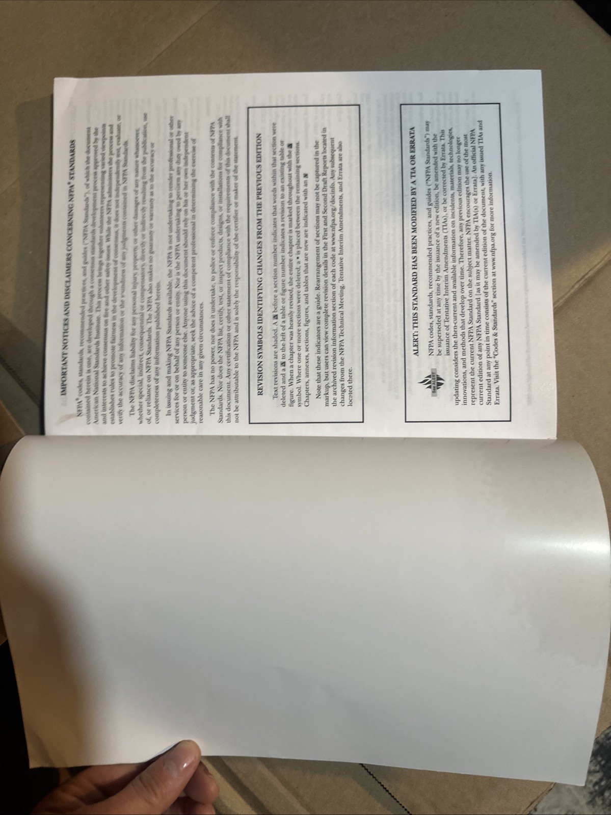 New NFPA 99 Health Care Facilties Code 2024 Edition Paperback Edition