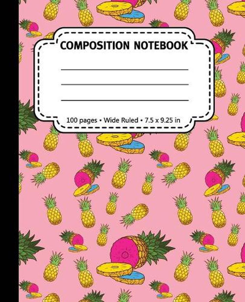 Composition Notebook: 100 pages Wide Ruled, 7.5 x 9.25 in: LGBTQ Pansexual Pink