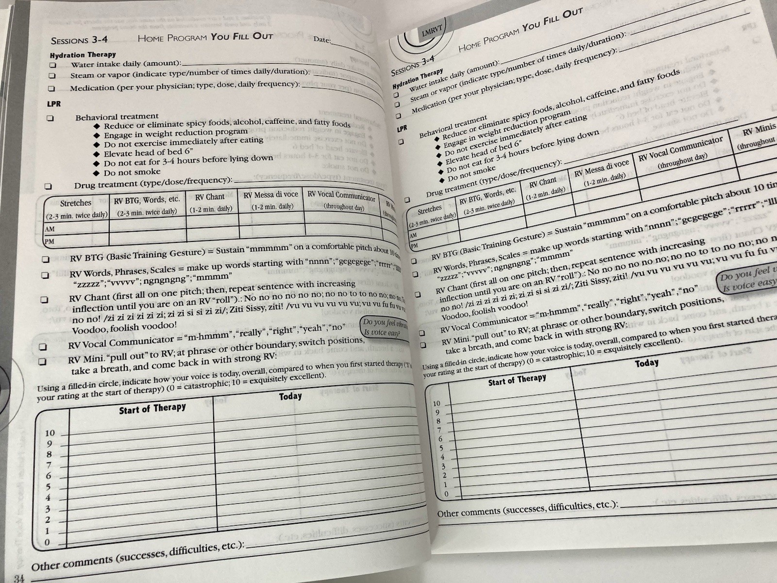 Lessac-Madsen Resonant Voice Therapy Patient Manual by Katherine Verdolini PB