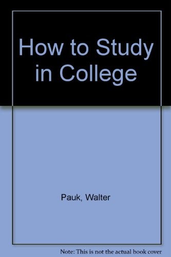 How to Study in College