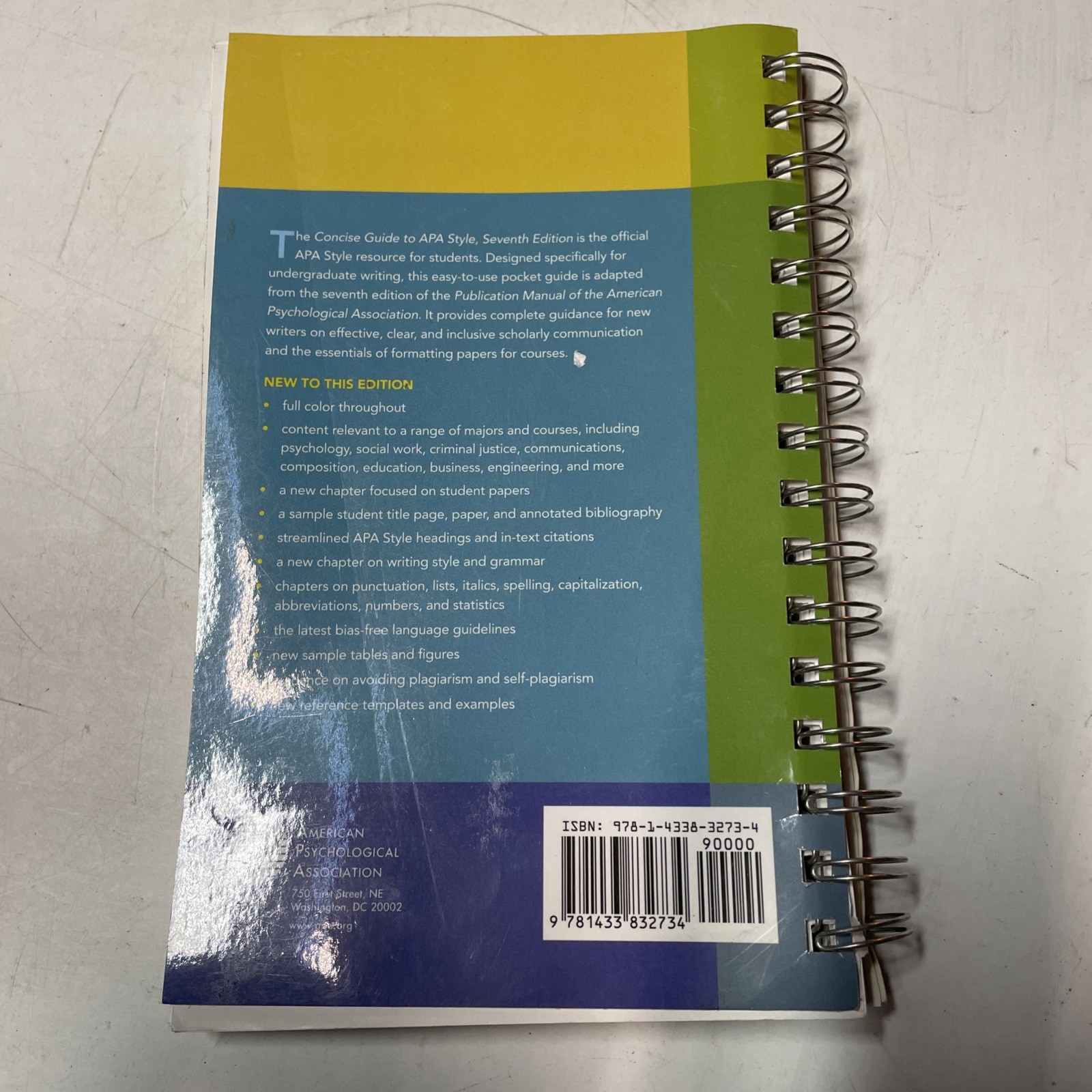 Concise Guide to APA Style : 7th Edition (OFFICIAL) by American (a68-70)