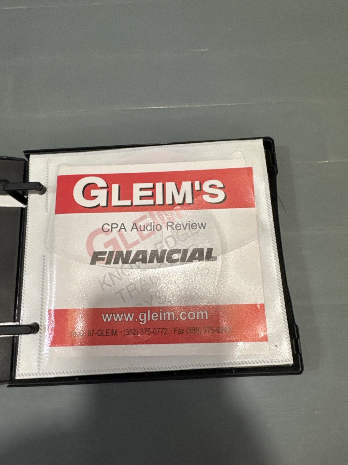 Gleim CPA Audio Review CD First Disc Only 2004-2005 CBT Edition