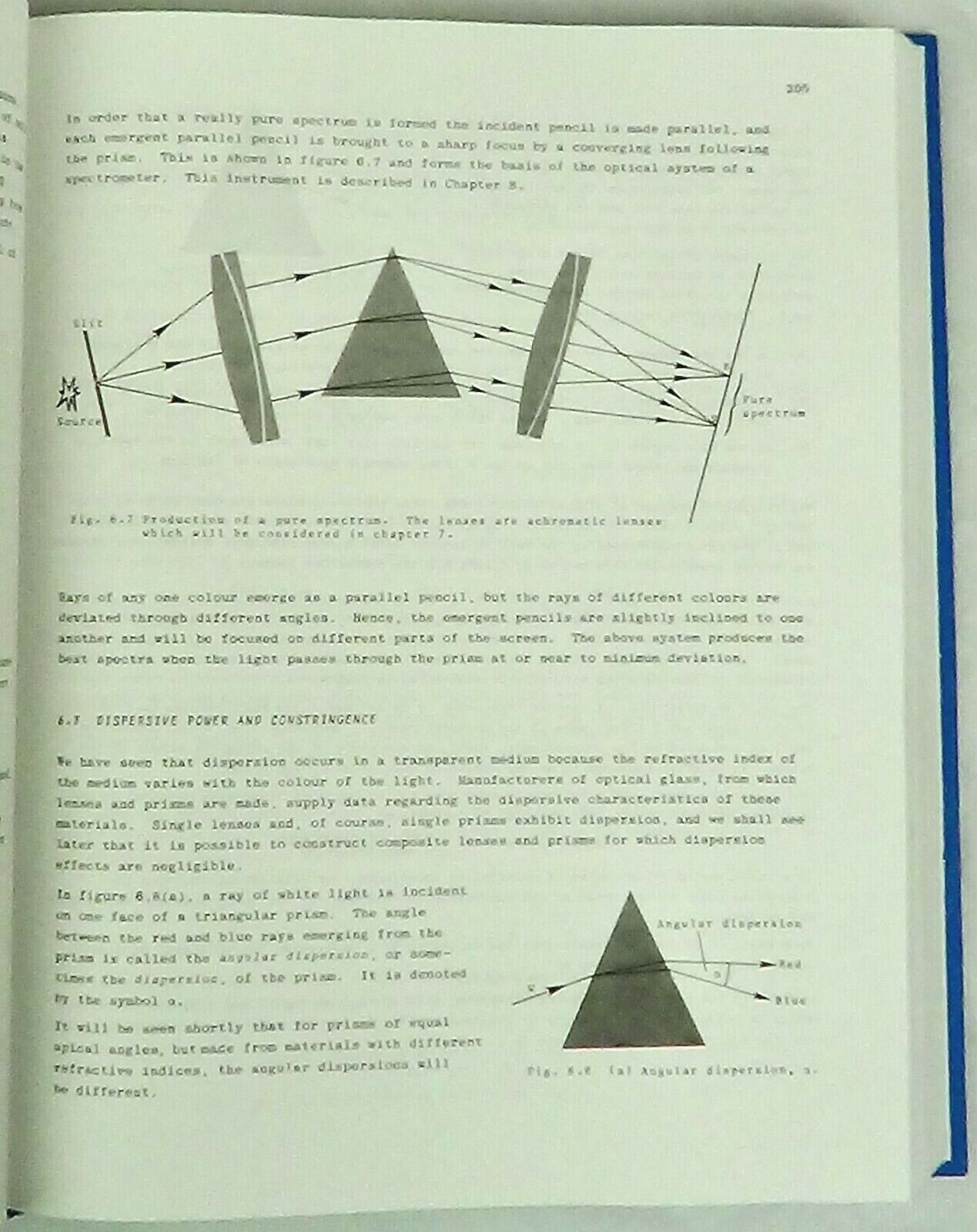 Optics by Tunnacliffe & Hirst, 1990 4th Impression ABDO College Education HB