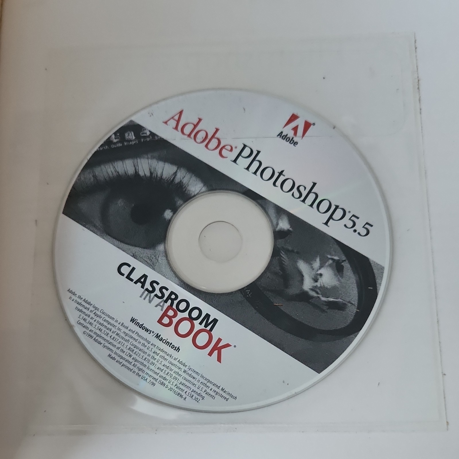 Adobe Photoshop 5.5 Classroom in a Book Web Edition Includes CD w/Lesson Files