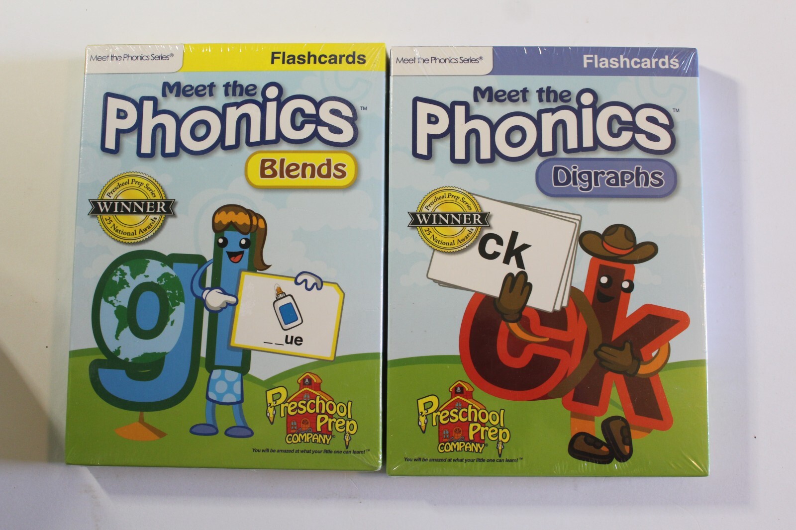 Preschool Prep Meet the Sight Words Levels 1, 2, & 3 with Phonics Flashcards 2PK