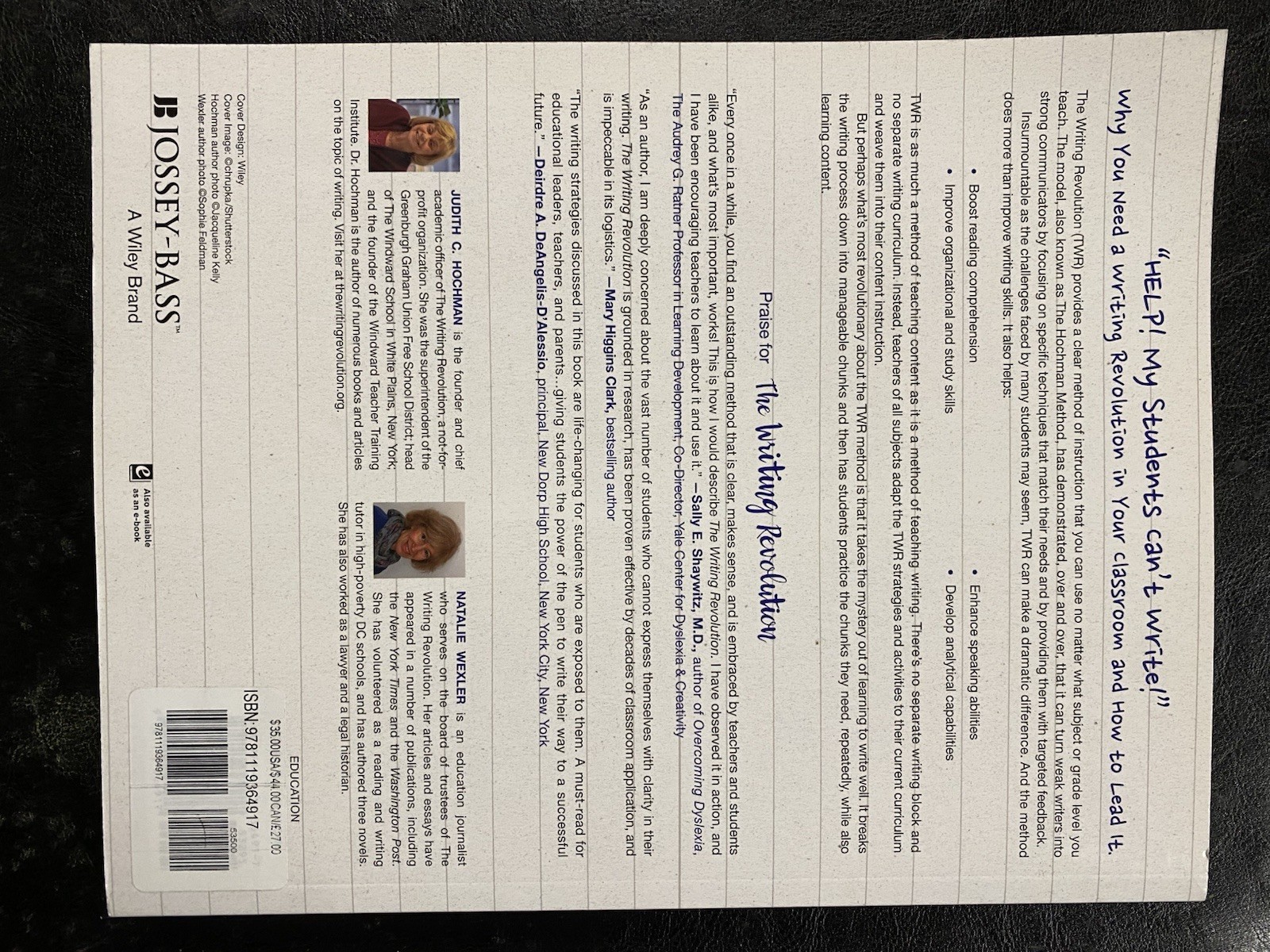 Writing Revolution : A Guide to Advancing Thinking Through Writing in All