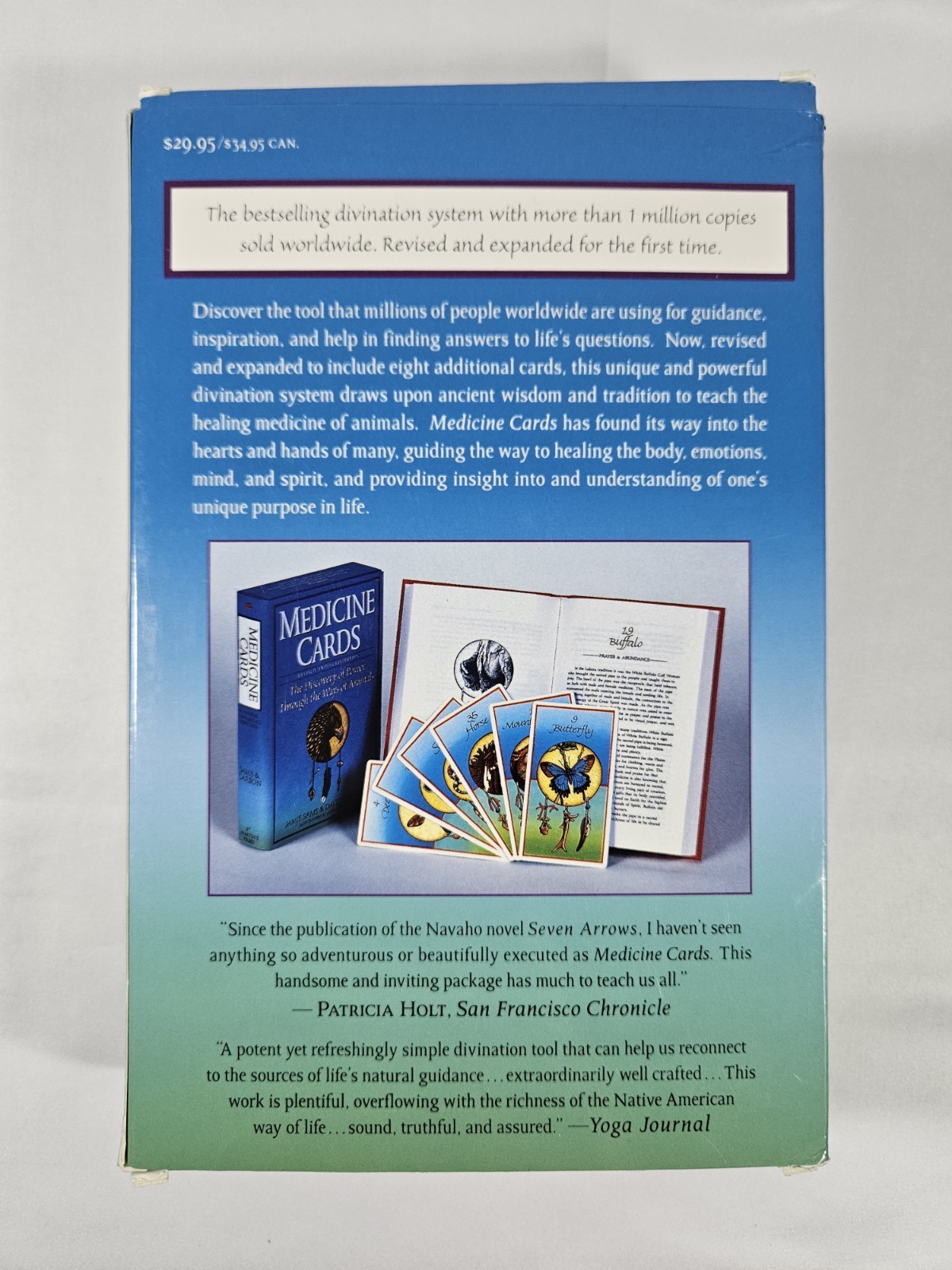 MEDICINE CARDS HC Book & 60 Card Deck by David Carson & Jamie Sams 1999