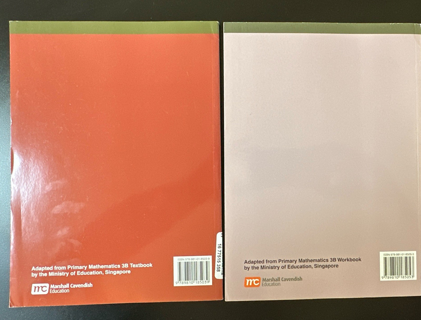 Singapore Primary Mathematics 3B Textbook/Workbook Set U.S. Edition