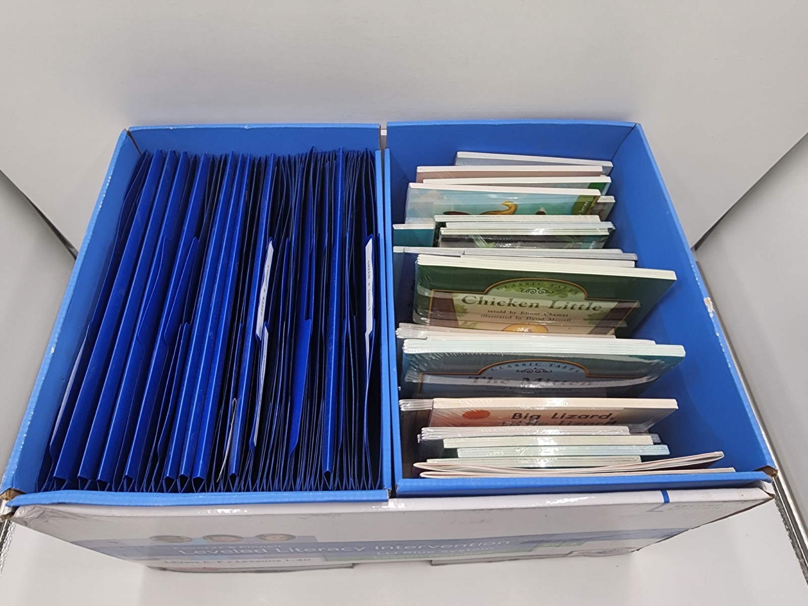 Fountas & Pinnell LLI Blue System Box 2 – Lessons 1-40 Levels C-F – Like New