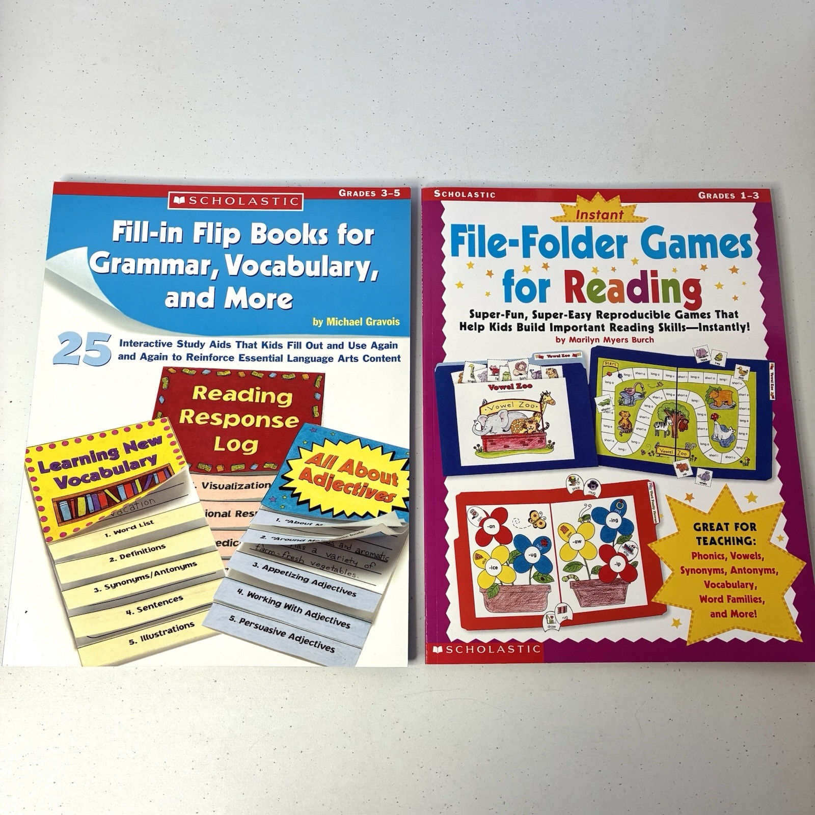 Lot of 11 Scholastic Workbooks Grade K-3 Homeschool Reading Writing Science