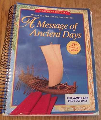 A Message of Ancient Days – Spiral-bound, by Beverly J. Armento – Acceptable