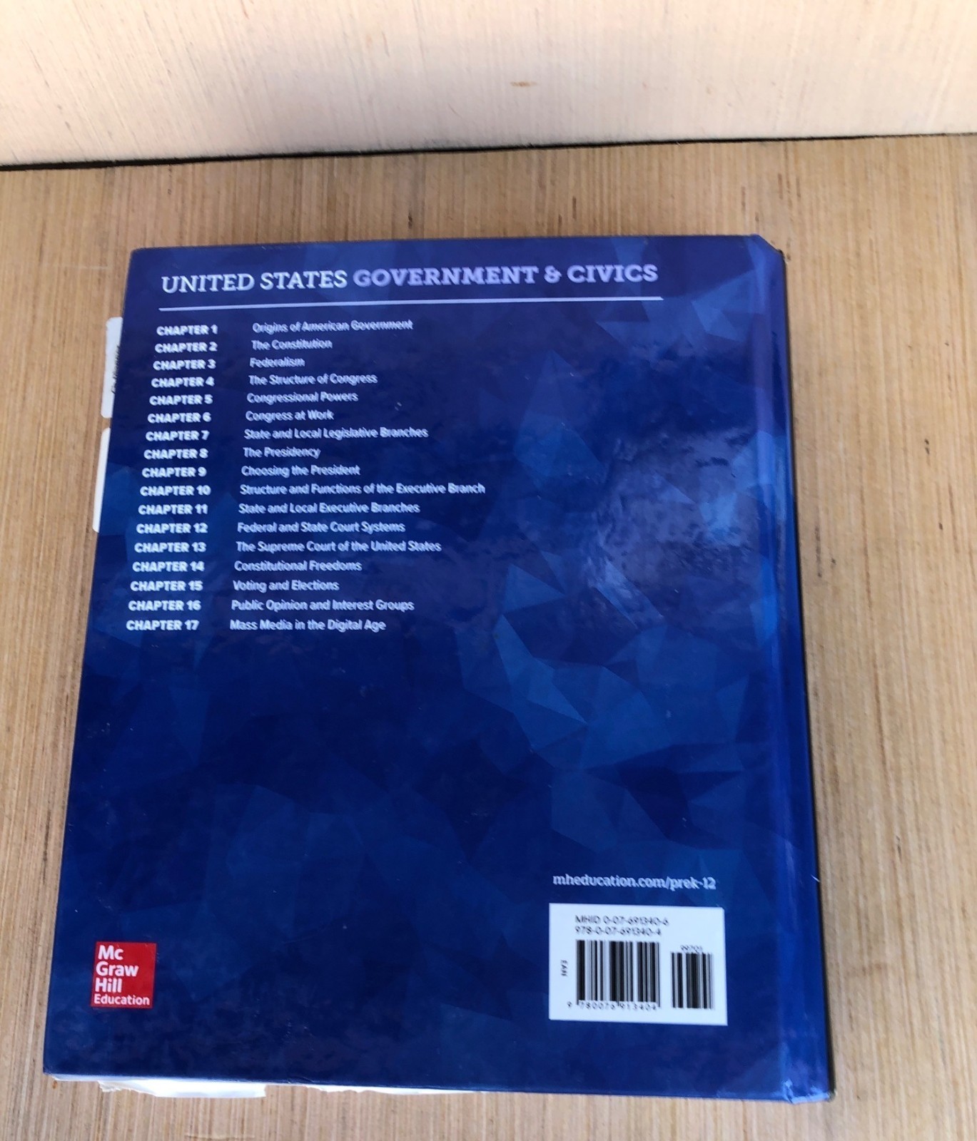 United States Government & Civics Teachers Edition Hardcover By McGraw Hill Educ