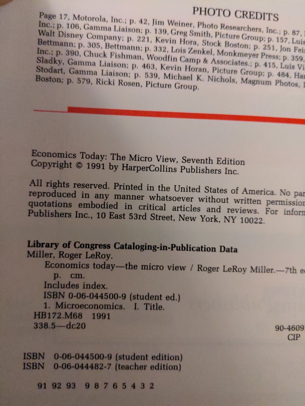 Economic Today Micro by Charles D. Miller (1991, Trade Paperback)