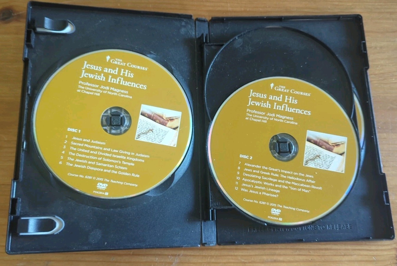 Great Courses: Jesus and His Jewish Influences by Jodi Magness (2015, 4-DVD Set)