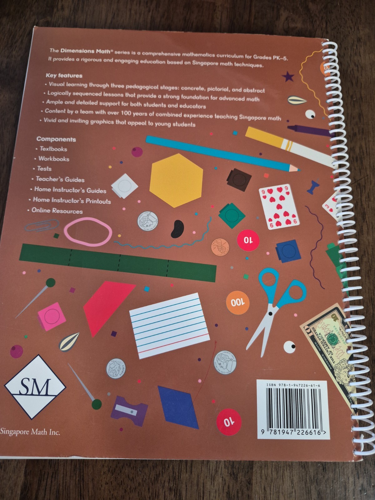 Dimensions Math Home – Spiral-bound, by Singapore Math Inc