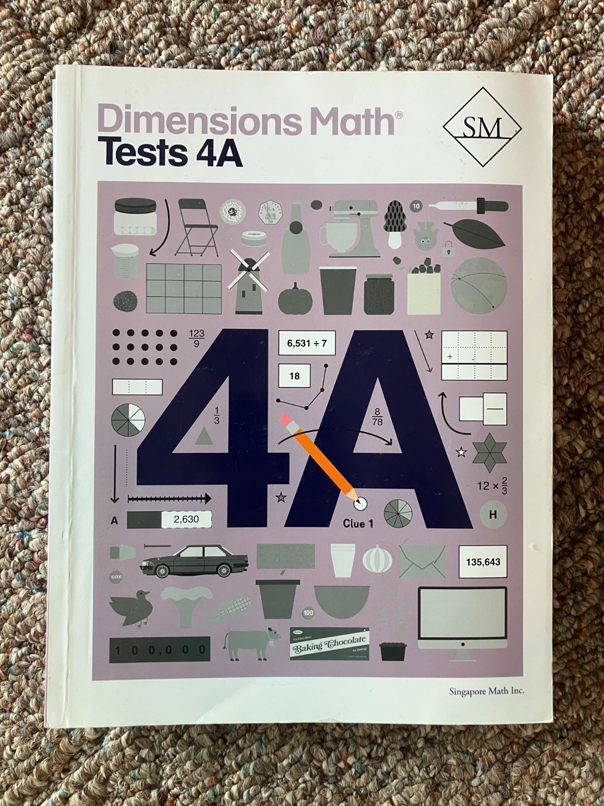 Dimensions Math Tests 4A, Singapore Math Inc. (unused)