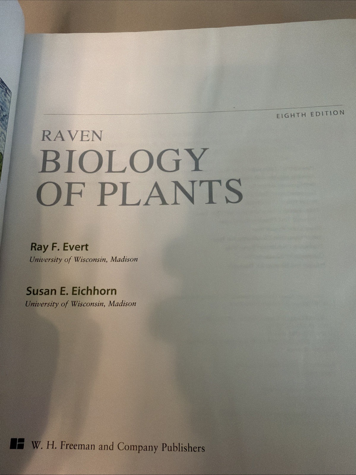 Raven Biology of Plants