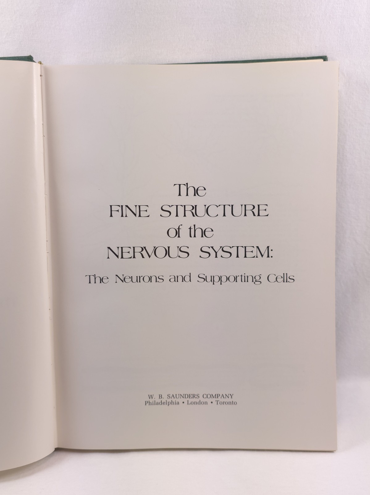 Fine Structure of the Nervous System Peters Palay Webster 1976