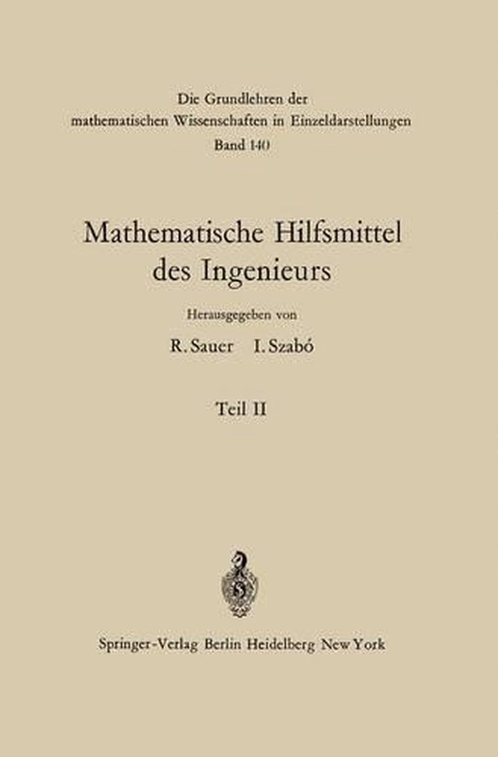 Mathematische Hilfsmittel des Ingenieurs: Teil II by Lothar Collatz (German) Pap
