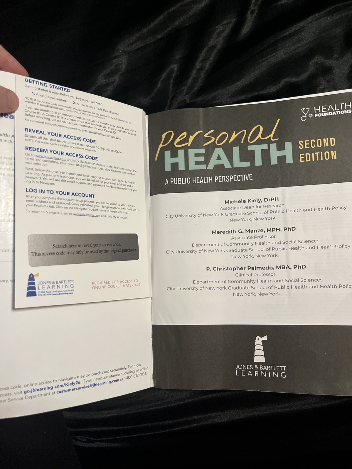 Personal Health: A Public Health Perspective – Unused Access Code Included
