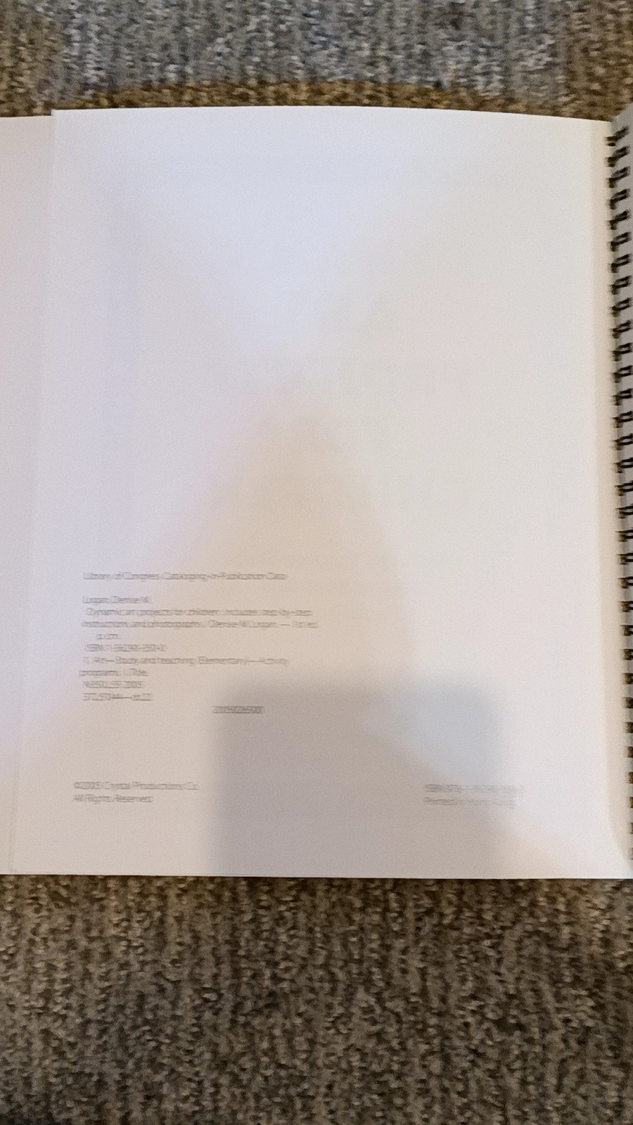 Dynamic Art Projects for Children by Denise M. Logan (2007) [VG]