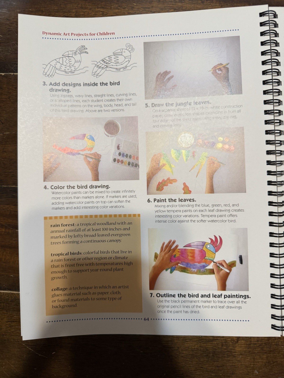Dynamic Art Projects for Children Denise Logan Spiral Art Instruction Book 2005