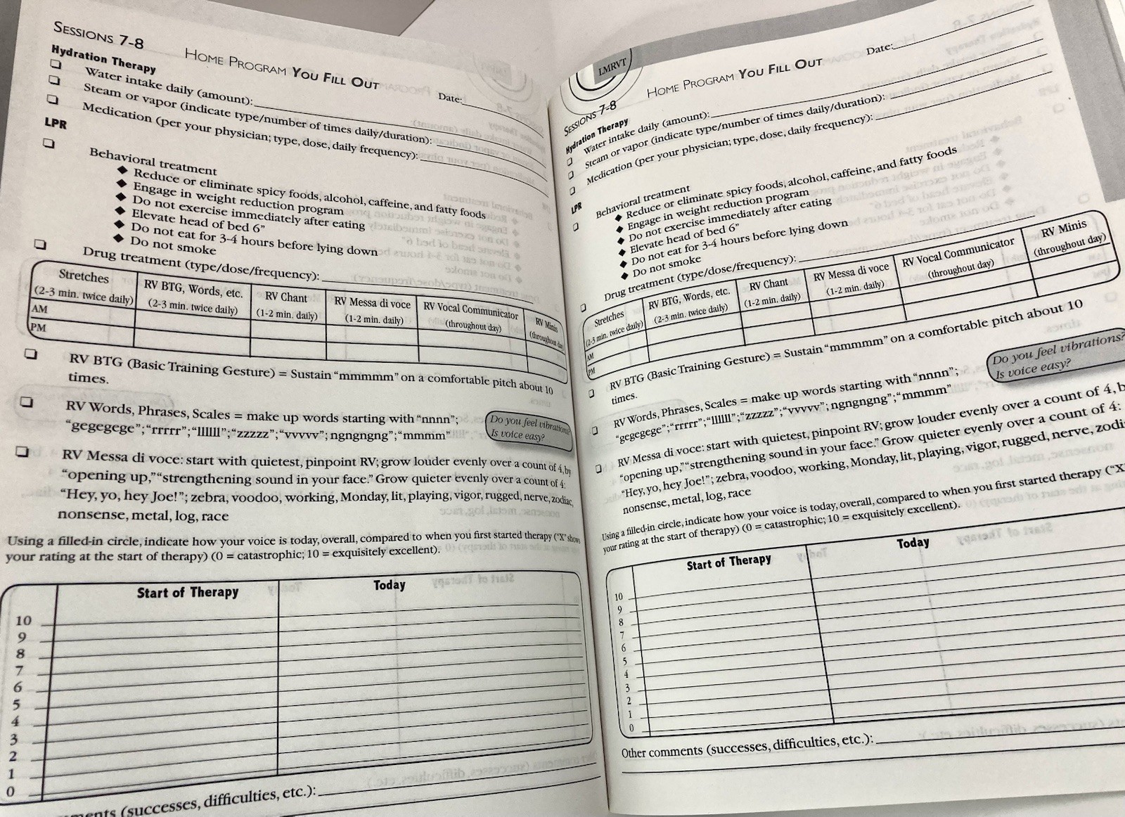 Lessac-Madsen Resonant Voice Therapy Patient Manual by Katherine Verdolini PB
