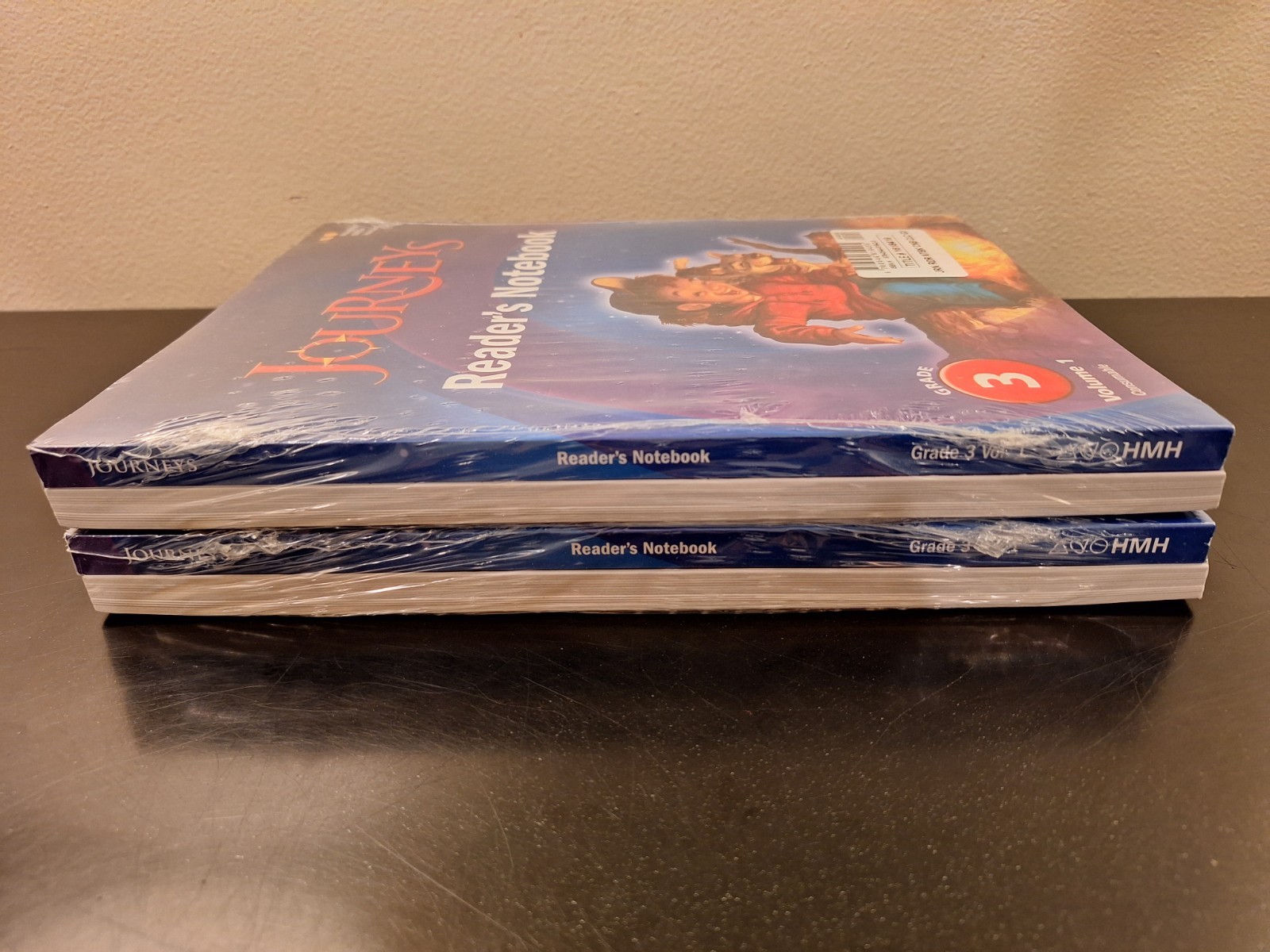 (2 sets) Journeys Reader’s Notebook Grade 3 Volume 1 & Volume 2 FACTORY SEALED