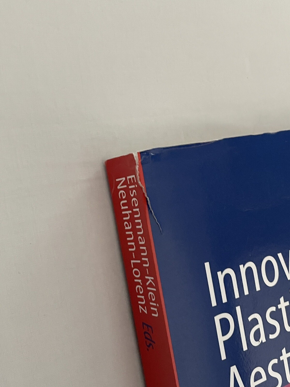 Innovations in Plastic and Aesthetic Surgery Springer New (Tear in corner) 1223