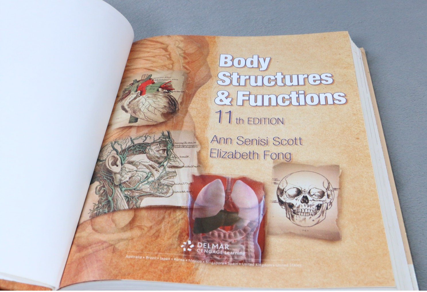 Body Structures & Functions 11th Edition Anatomy Textbook Scott Fong CNA Nursing