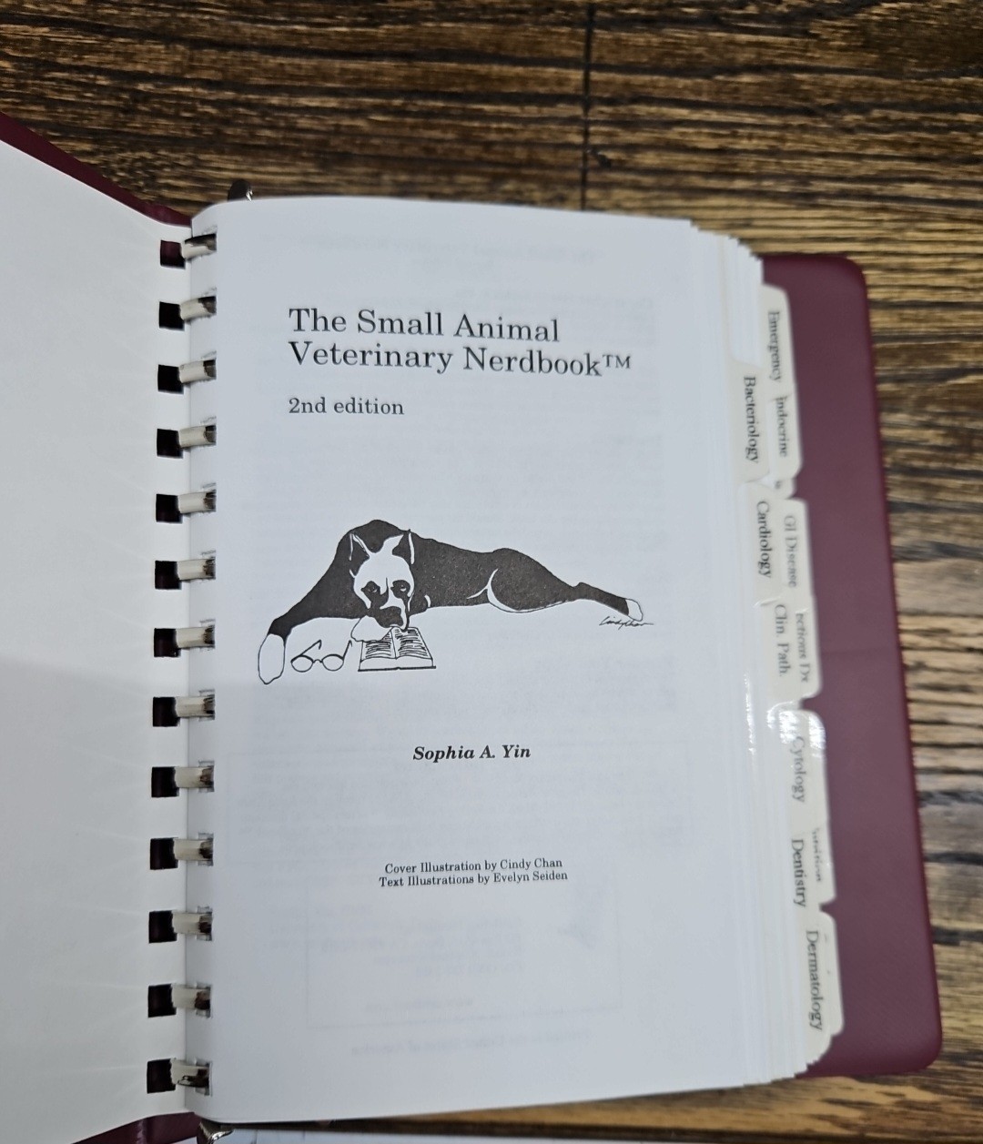 Vintage The Small Animal Veterinary Nerdbook Second Edition By Sophia A. Yin