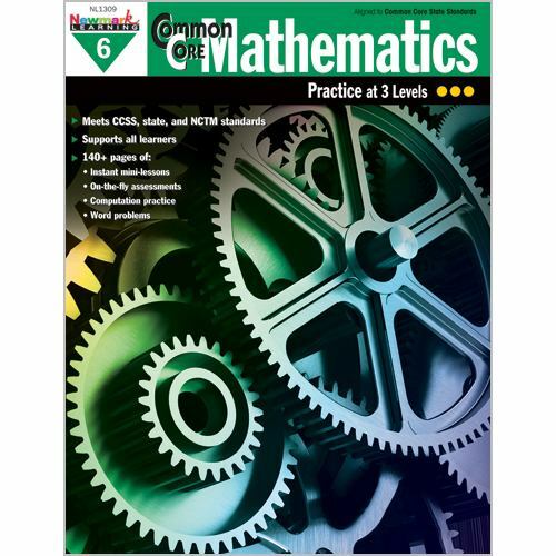 Newmark Learning Common Core Mathematics Practice Book, Grade 6