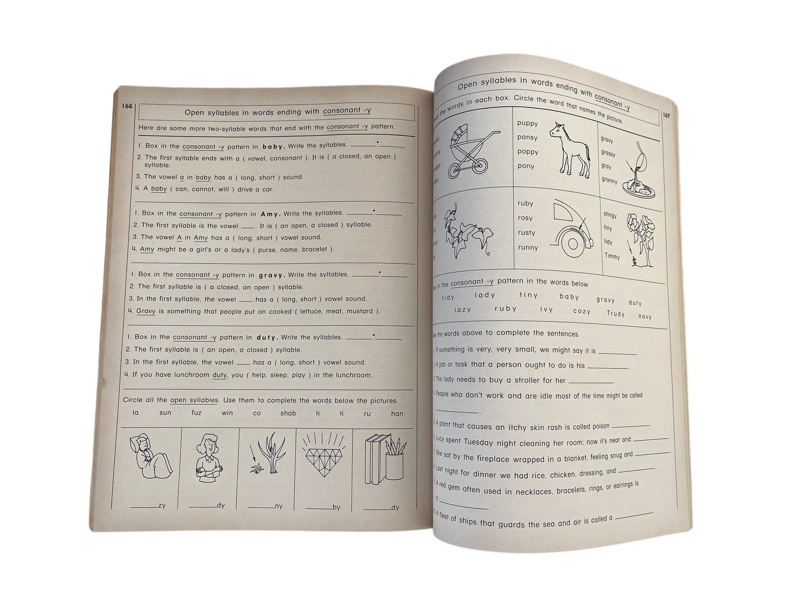VTG 90s COVE Phonics Vowel Digraphs Letter Patterns Part 2 Workbook NOS