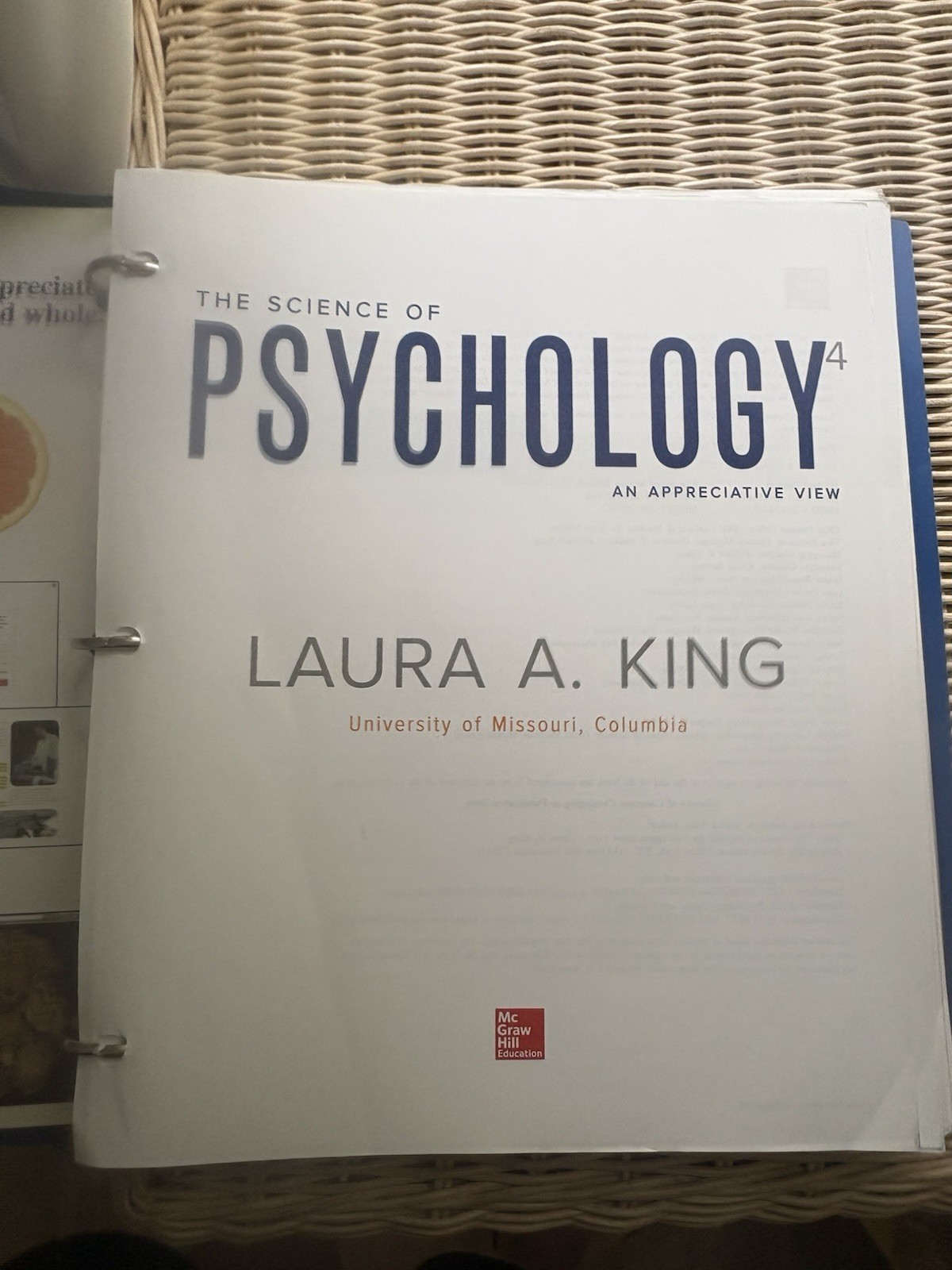 McGraw-Hill Education Loose-Leaf The Science of Psychology by Laura A. King