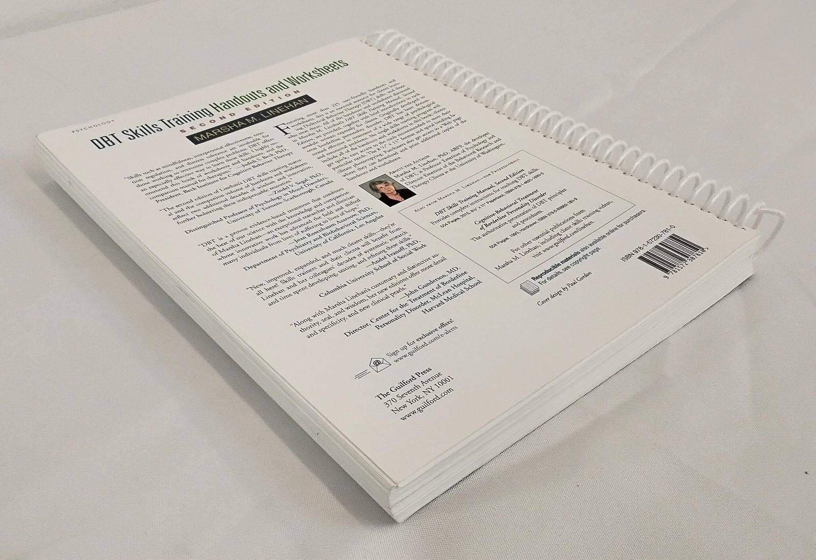 DBT Skills Training Handouts and Worksheets Spiral Bound 2nd Edition #W4410