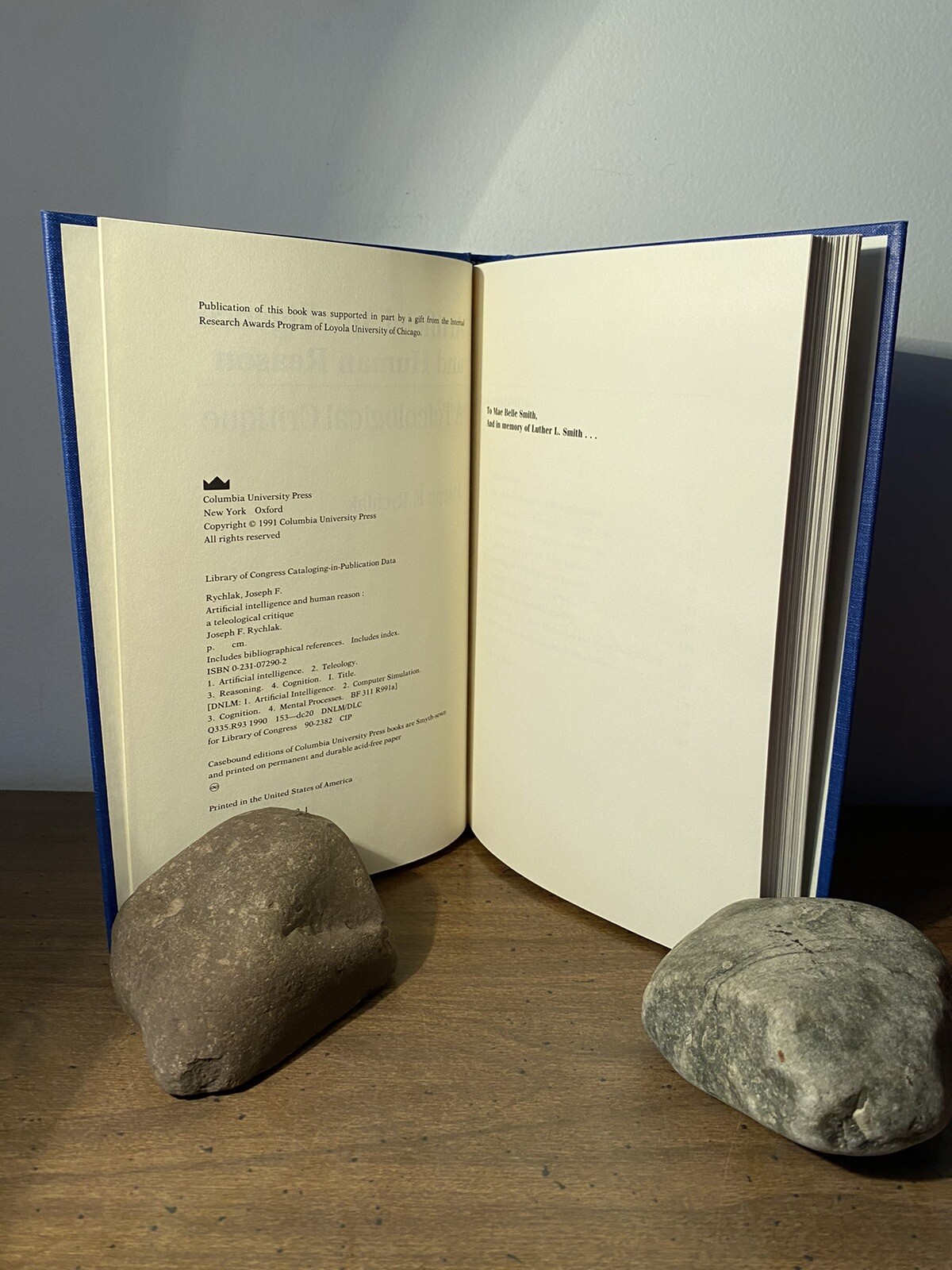 Joseph F. Rychlak Artificial Intelligence and Human Reason (Hardback) First Ed