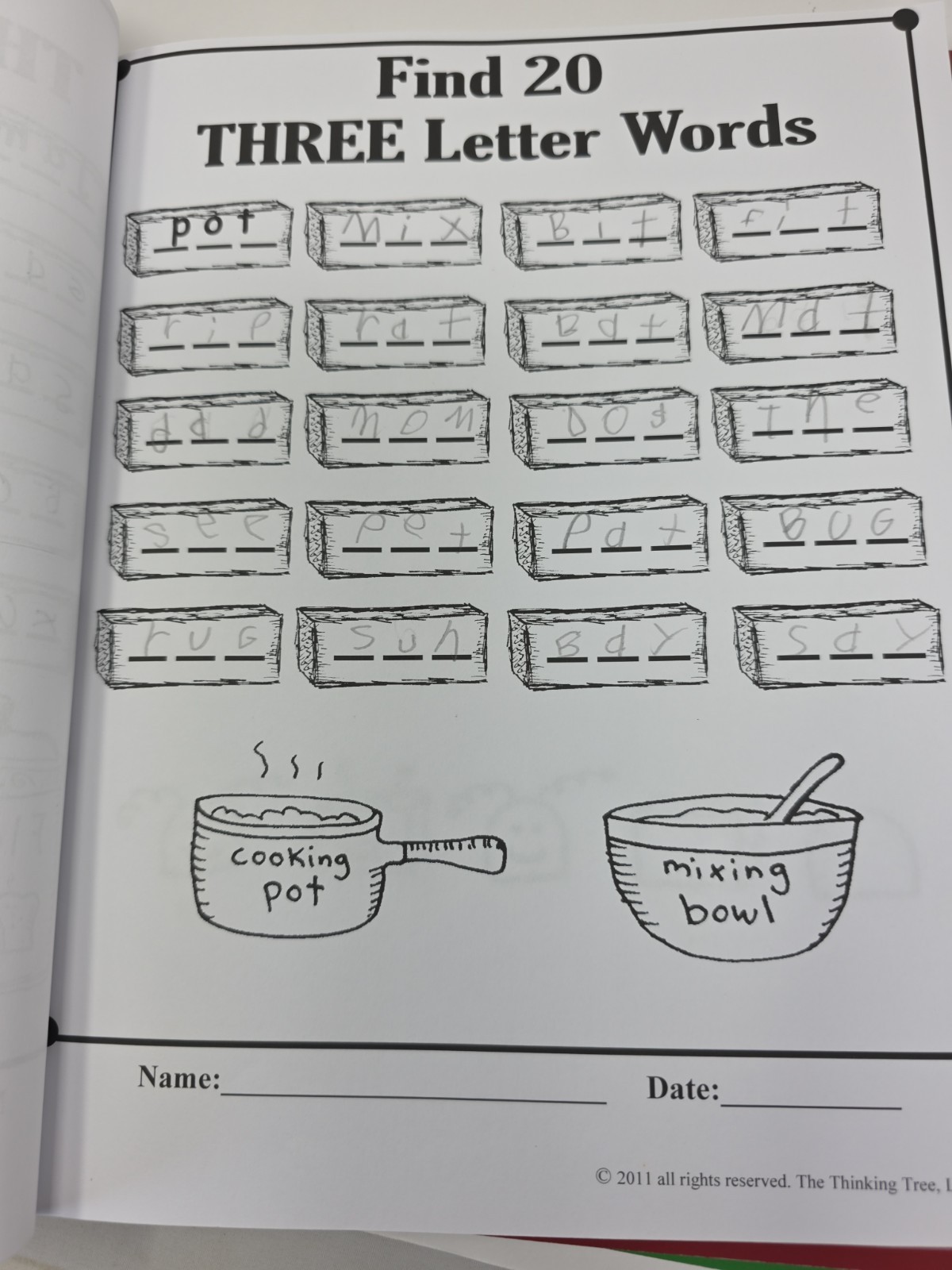 3 Books From Dyslexia Games Book Series A Book 2, 5 & 6 Puzzles Word Hunt Number