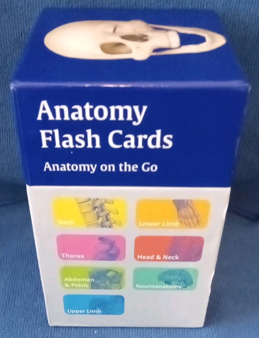 Anatomy Flash Cards by Anne M. Gilroy: Very Good Condition