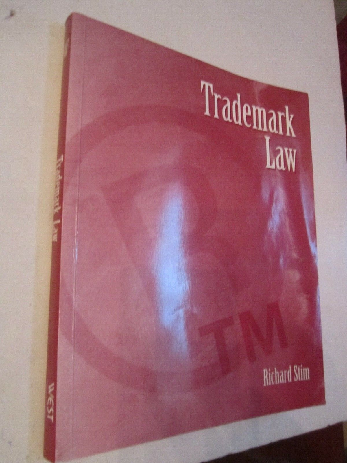 2000 TRADEMARK LAW BOOK BY RICHARD STIM – 288 PAGES