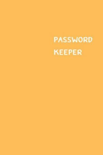 Password Keeper: Size (6 x 9 inches) – 100 Pages – Peach Cover: Keep your use…