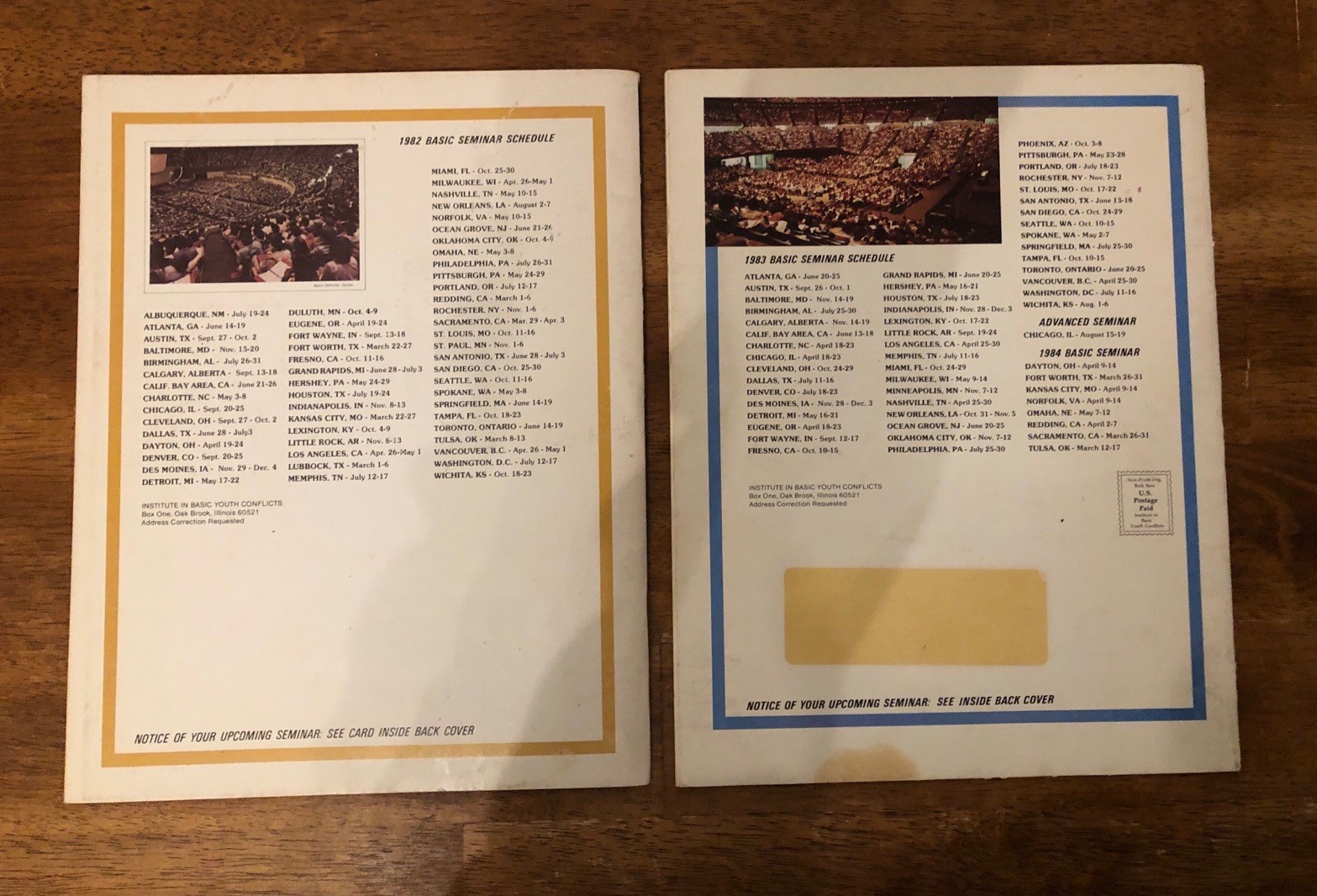 5 1980s Institute In Basic Life Principles/Youth Conflict Booklets (Read)
