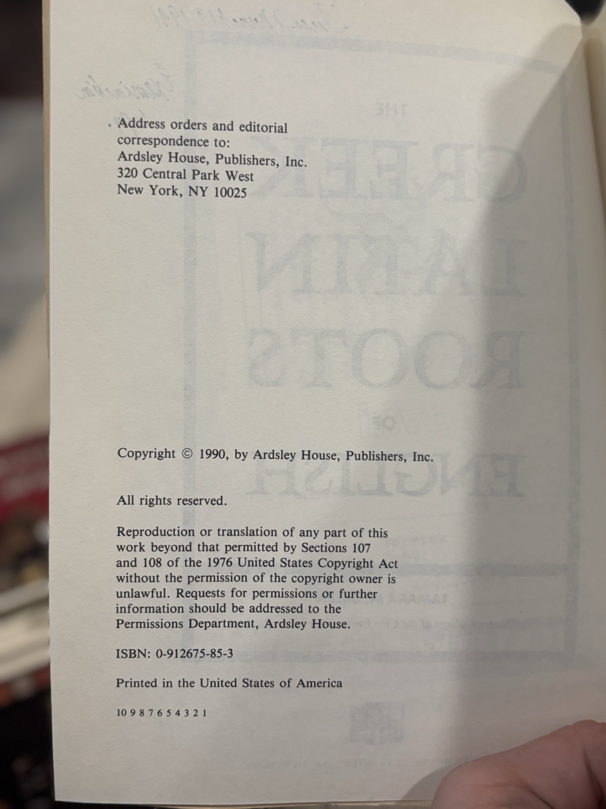 The Greek & Latin Roots Of English